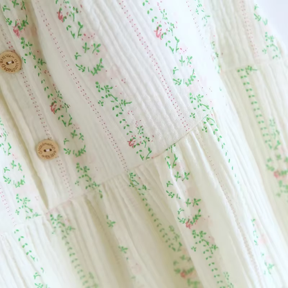 The Bloom Nightgown - 100% Muslin Cotton