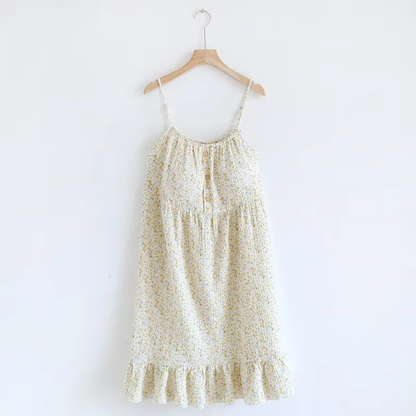 The Bloom Nightgown - 100% Muslin Cotton