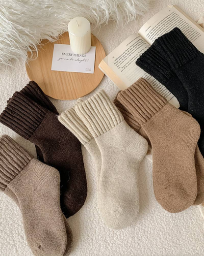 The Knitted Fluffi  Socks - 5 Pairs Pack