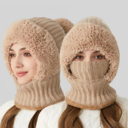 The Knitted Fluffi  Beanie