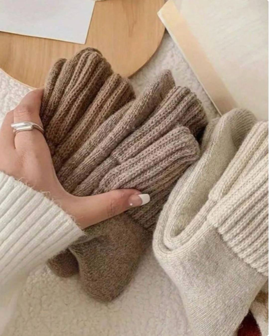 The Knitted Fluffi  Socks - 5 Pairs Pack