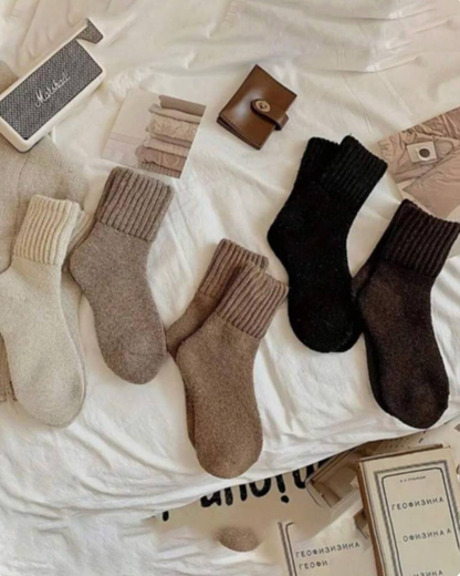 The Knitted Fluffi  Socks - 5 Pairs Pack
