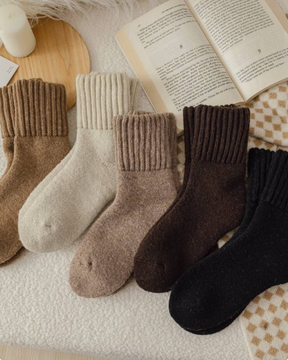 The Knitted Fluffi  Socks - 5 Pairs Pack